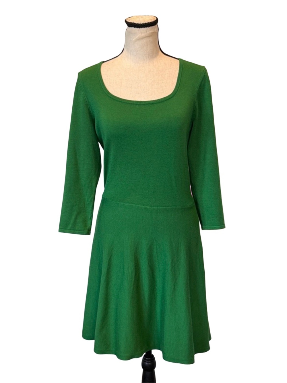 Copper Key Women’s Green Fit & Flare Dress, Size Large, EUC
